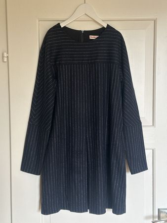 Kleid See By Chloe gestreift dunkelblau Grösse 38