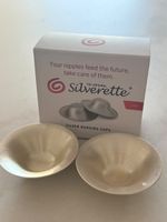 Silberne Brusthütchen Silverette 1 Paar neu in OVP