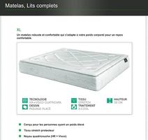 Matelas 80x200 hauteur 30cm