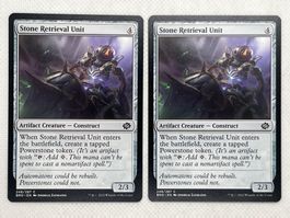2x Magic Stone Retrieval Unit Karten