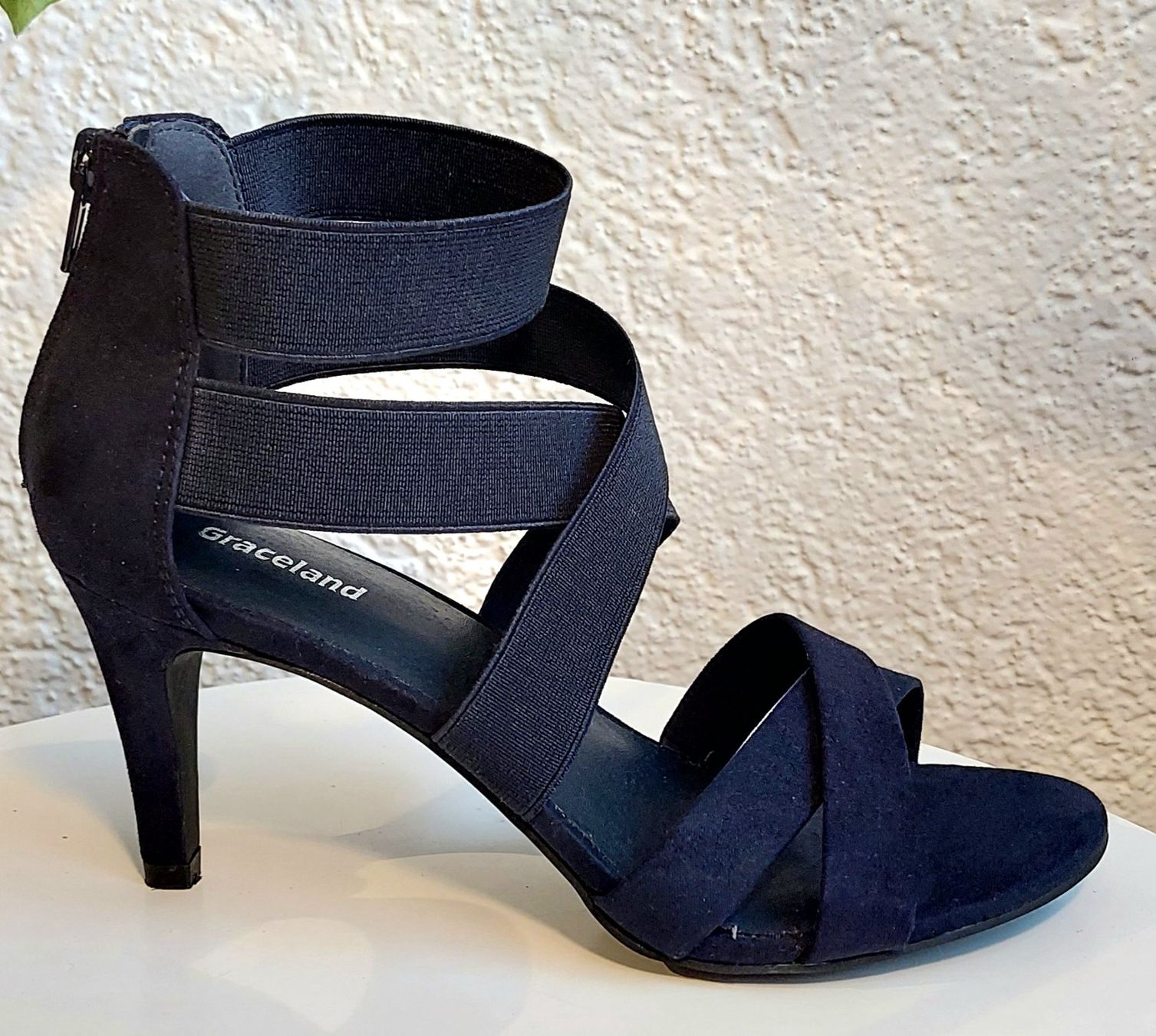 Graceland Scarpe da donna: Sandalette Marineblau Gr 37 - NEU – Nuovo e nell'imballaggio originale da Zizers venduto da toasty01