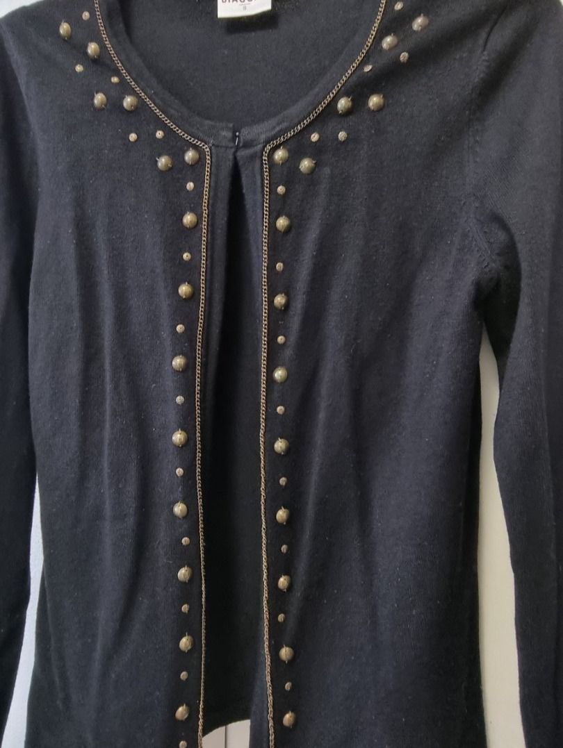 Giacche: Jacke, Strickjacke schwarz Gr. S – Usato da geroldswil venduto da Gumball1 2