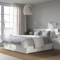 KEA MALM Bett 180 × 200 cm mit 2 Schubladen