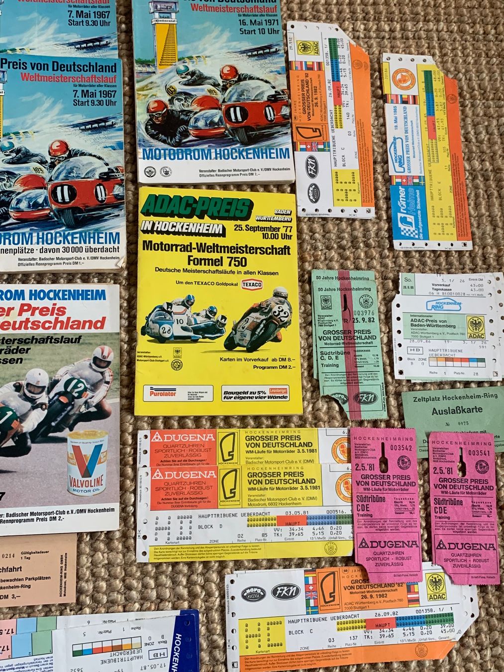 Documents: Alte Programme Hockenheim – D'occasion à Bibern SO par wecafra 5