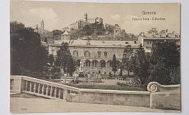 Alte Postkarte 1907, Genova Palazzo Doria, Il Gardin