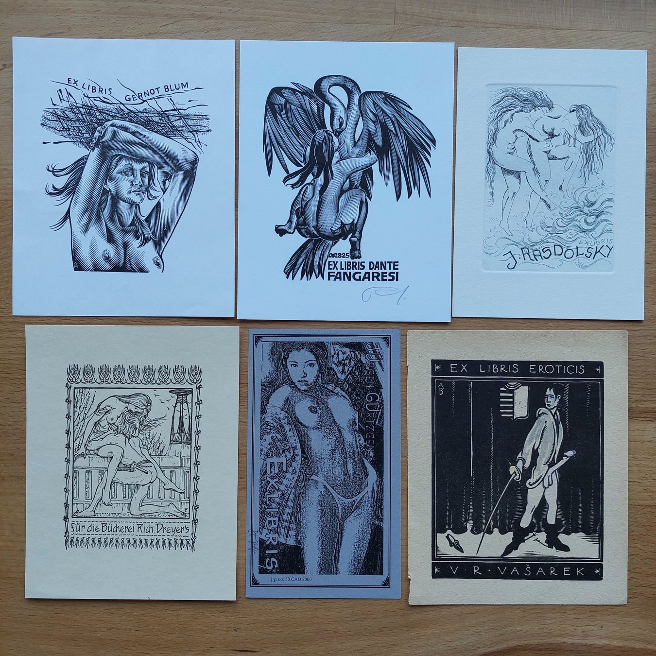 Dipinti: Sammlung Exlibris Erotik verschiedene Künstler – Usato da Obfelden venduto da Exlibris-Art 1