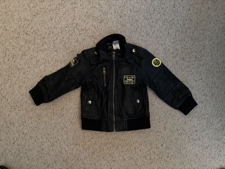 Kinderlederjacke Grösse 92