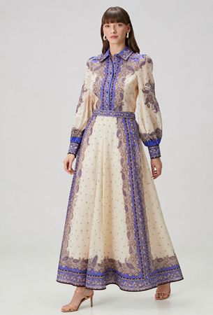 Elegant Blouse & Skirt