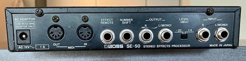 Boss Equalizzatori: Boss SE-50 stereo multi-effects processor – Usato da Lausanne venduto da duvy 1