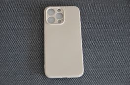 Iphone 14 Pro Max Gummi Case Hülle Cremeweiss Matt