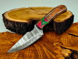 Geprüft! B Knife Faltenstahl DAMASCUS Damast Jagdmesser