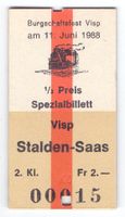 Billette Visp - Stalden-Saas 👀