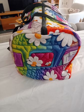 Sporttasche/Weekender, Camper bunte Blumen neu
