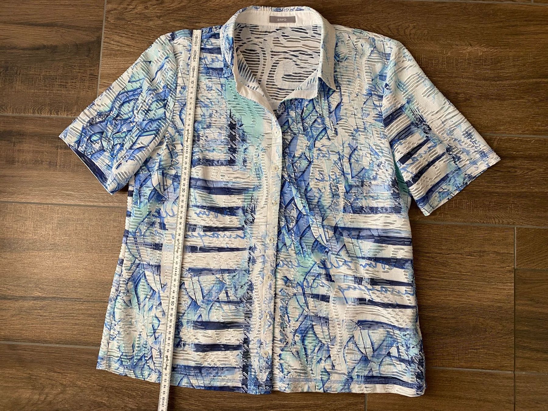 Blusen: ERFO Bluse schick blau Gr. 44 – Gebraucht aus Pratteln von a23_j2gs 5