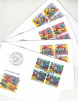 SBK J369A - J372A im 4er-Block FDC