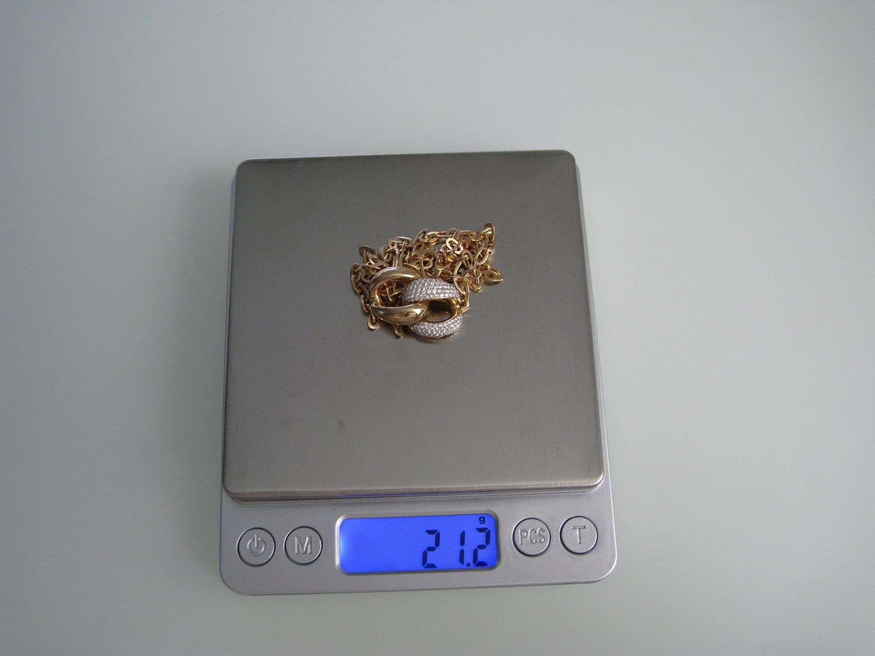 Messika Catenine: Collier Messika "Link" Grand modèle - Or rose et diamants. – Nuovo (secondo la descrizione) da Geneve venduto da iBest 9