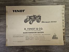 Original Ersatzteilliste Handbuch Fendt Farmer 3S / 4S