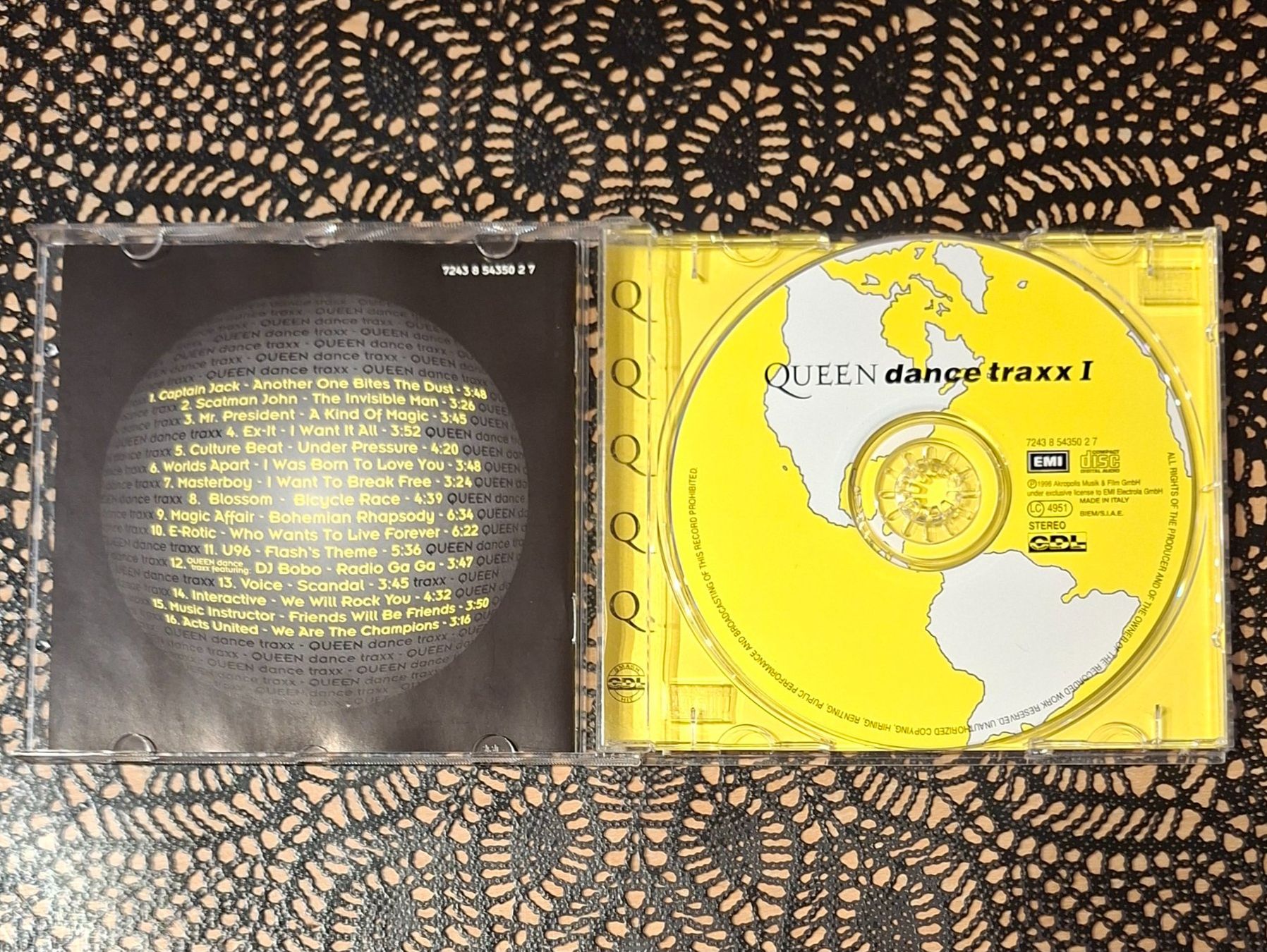 CD: Queen - Dance Traxx I, Cover Dance Compilation Sampler 1996 – Usato da Schönenberg TG venduto da Gregordini 2