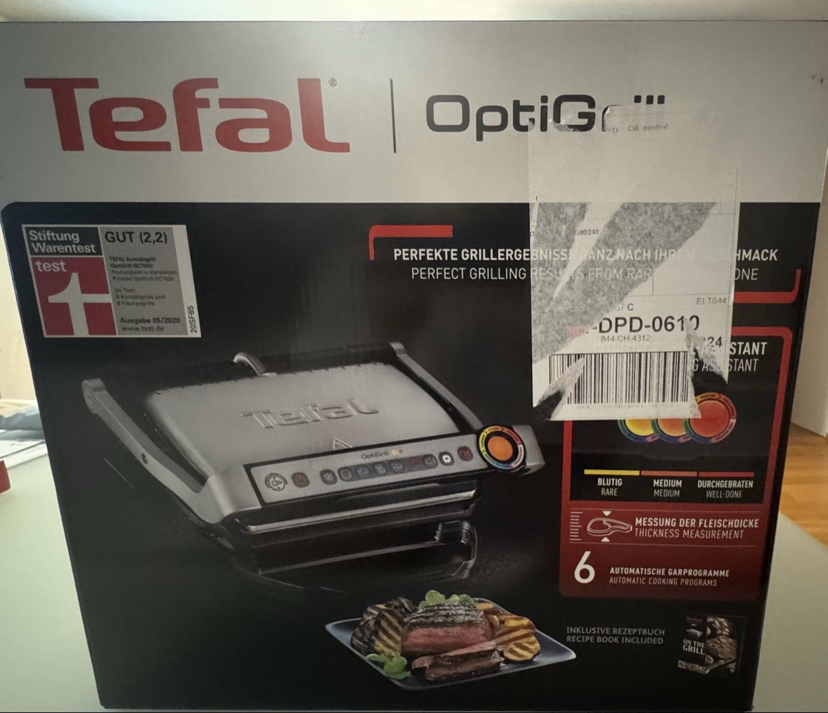 Tefal Elettrodomestici da cucina: Tefal OptiGrill GC 705DCH Kontaktgrill neu – Nuovo e nell'imballaggio originale da Aarburg venduto da Speedy_1990