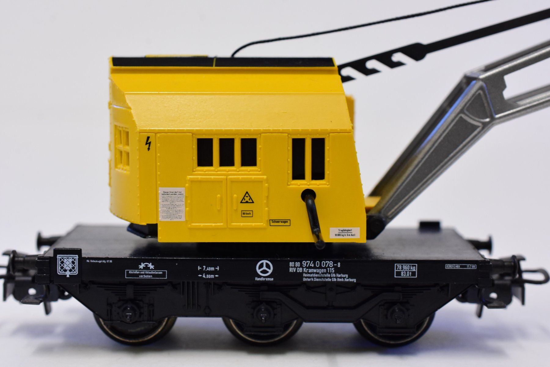 Märklin Modellini di ferrovie: Märklin Kranwagen ohne OVP – Usato da Lohn-Ammannsegg venduto da 1monika 1