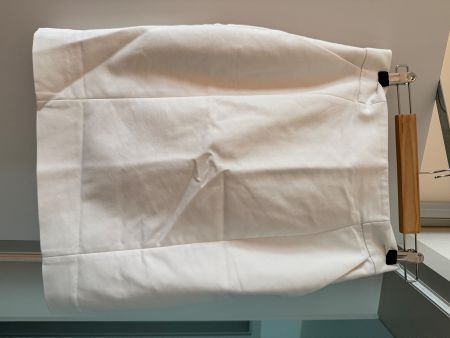 H&M Damen Bleistiftrock Weiss Gr. 36