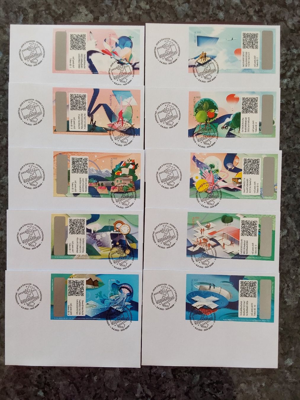 Tutti i francobolli: Swiss Crypto Stamp 2.0 FDC – Nuovo (secondo la descrizione) da Stansstad venduto da grimmli77