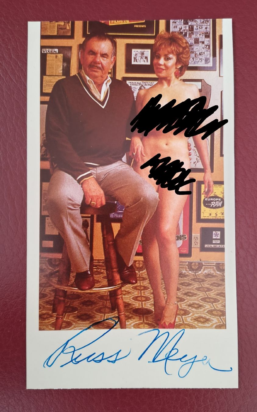 Autografi: Autogramm Russ Meyer Rarität – Usato da Erlinsbach venduto da Felix_L.
