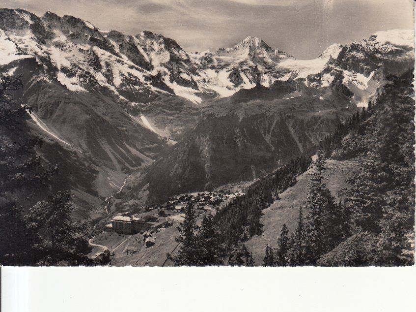 Ansichtskarten: Mürren 1951 – Gebraucht aus Bürglen TG von StampGraf