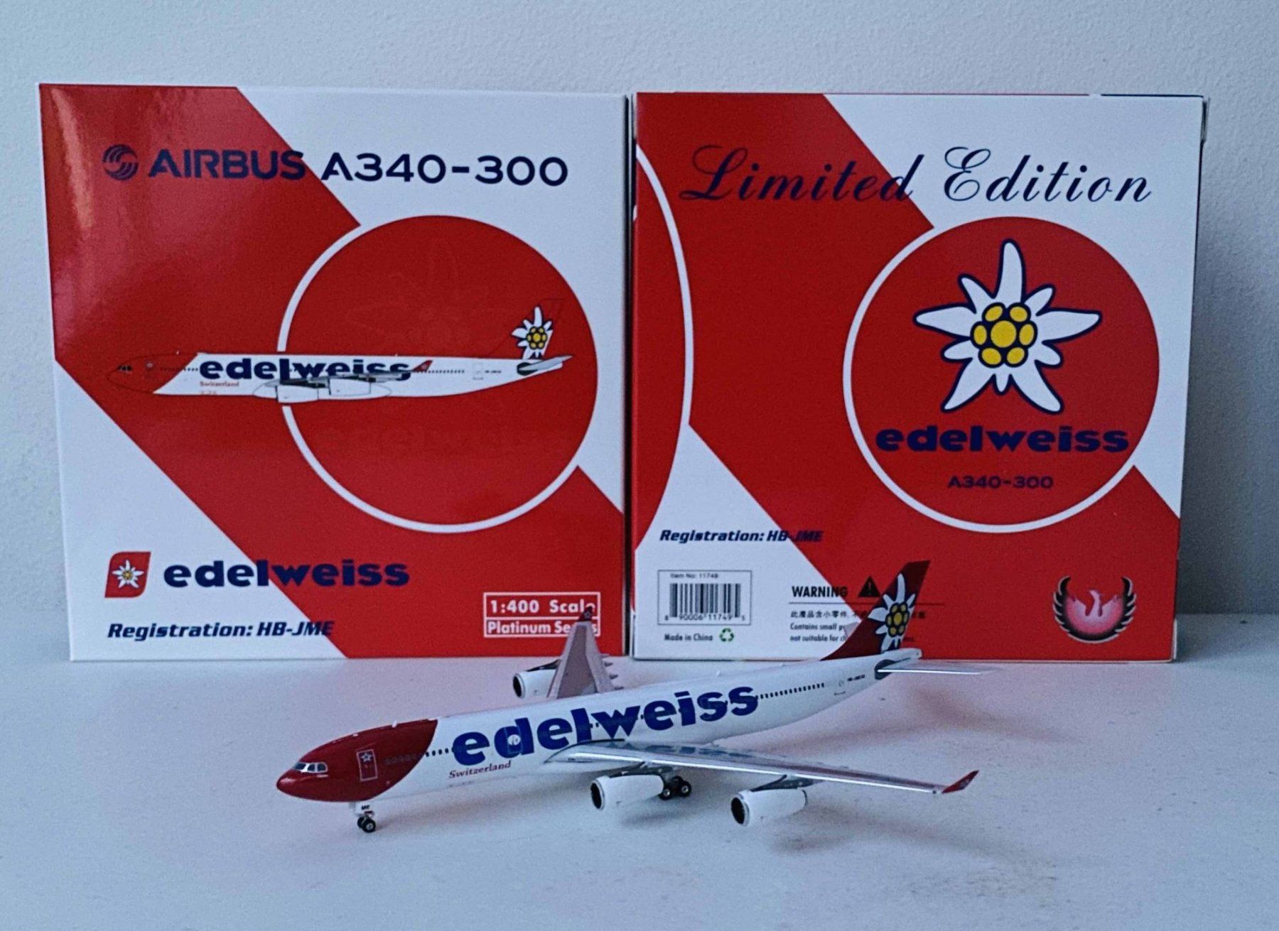 Edelweiss Kit di modellismo & Modellini statici: A340-300 EDELWEISS – Nuovo e nell'imballaggio originale da Morges venduto da iljamuromez