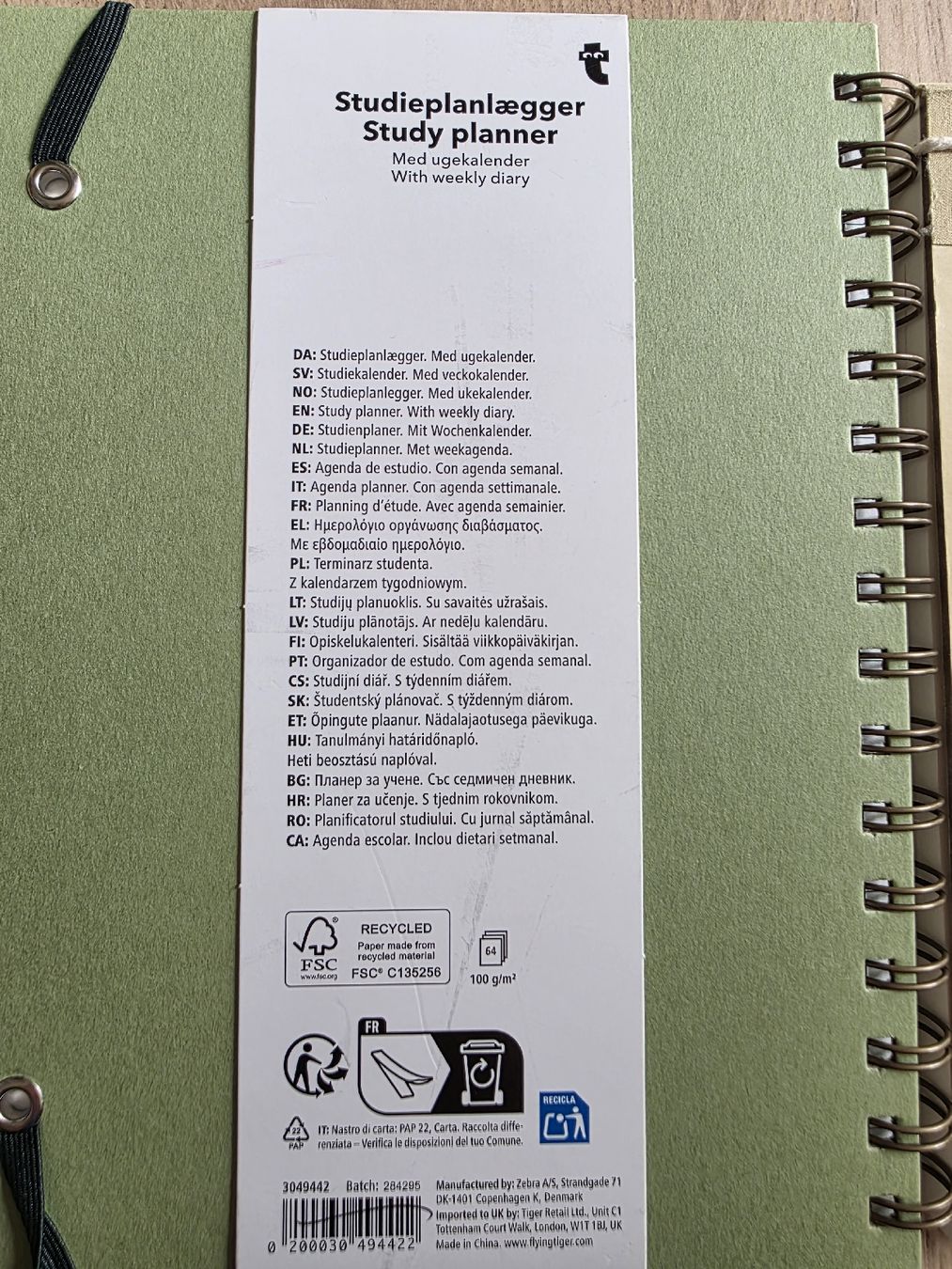 Libri: Neuer Studienplaner & Daily Planner Set – Nuovo (secondo la descrizione) da Seedorf BE venduto da rar_89ym 2