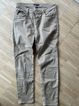 Beige Esprit Women's Slim Fit Jeans, Size 30/30