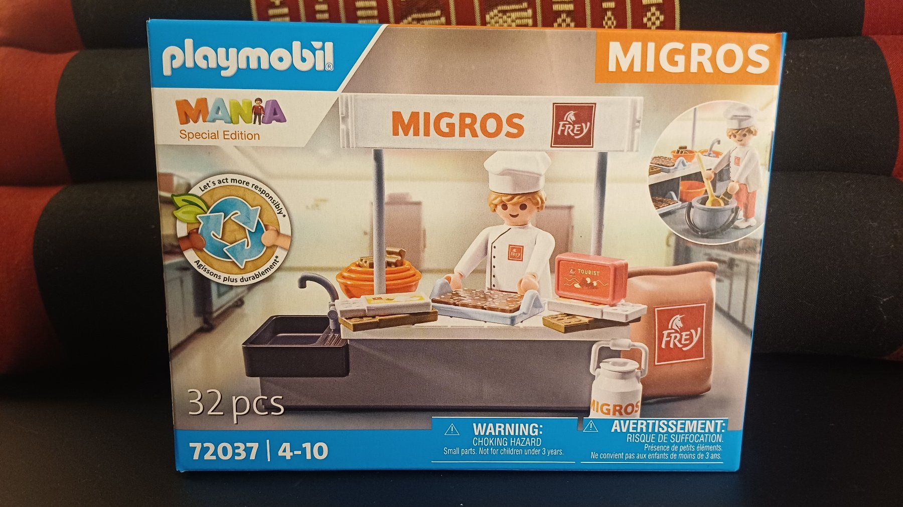 Playmobil Giocattoli: Playmobil Migros Chocolatier – Nuovo e nell'imballaggio originale da Uznach venduto da DeNois
