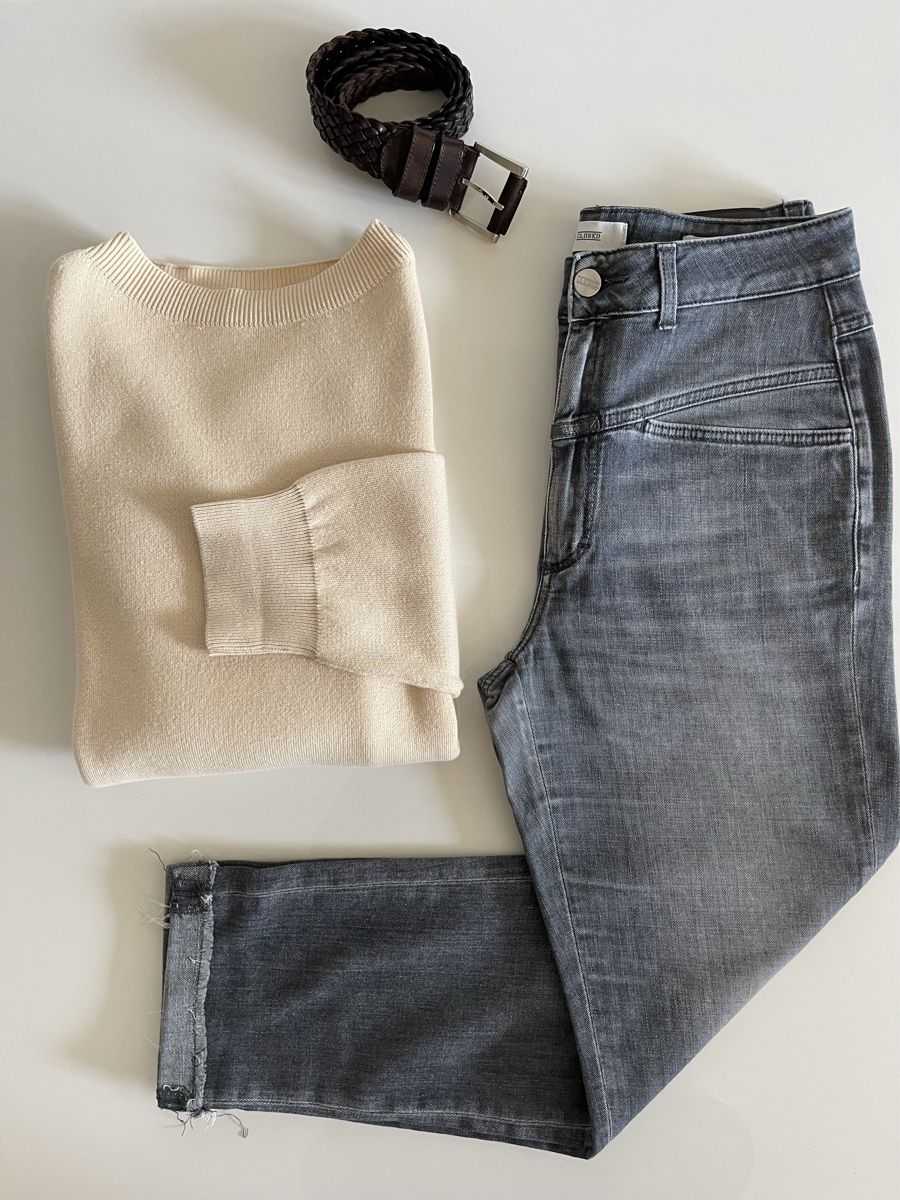 Closed Pullover & Sweatshirts: CLOSED Oversize Pullover Gr. XS Beige/Gelb – Gebraucht aus Zürich von Recode.Fashion 6