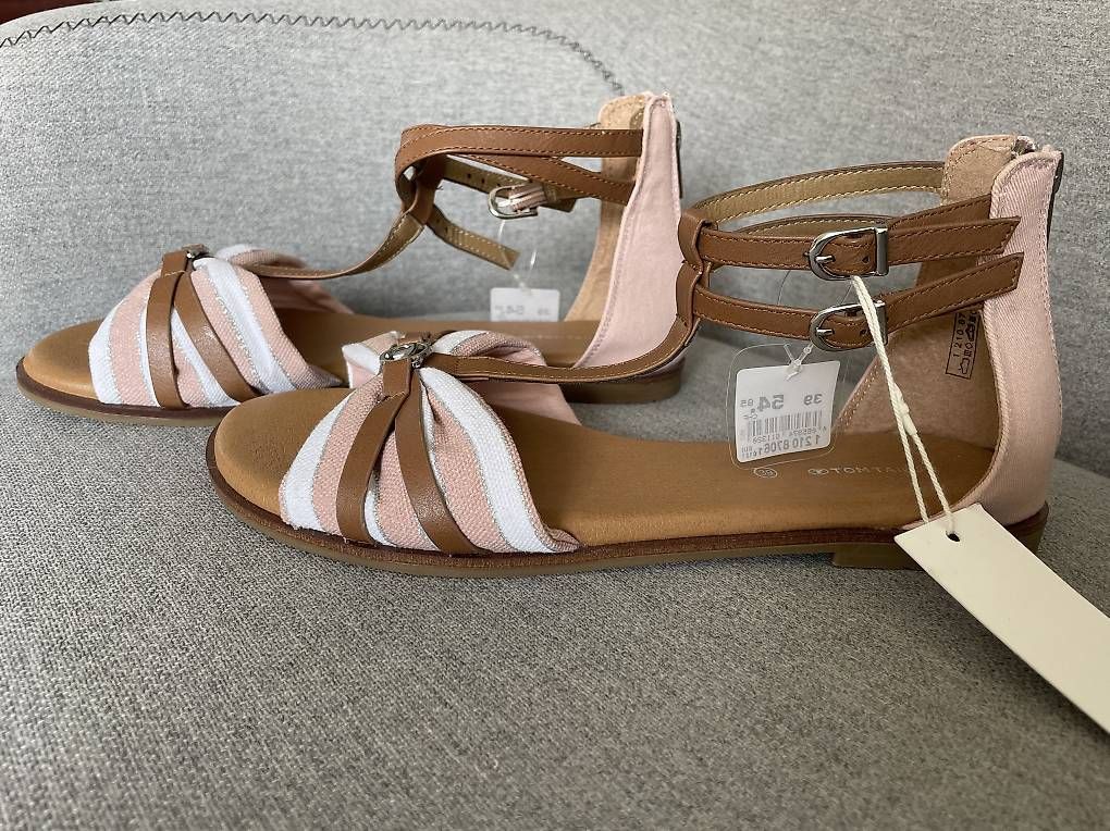 Damenschuhe: Gr.39 Neu! Tom Tailor Sandalen  – Gebraucht aus Thalwil von Vaumera 1
