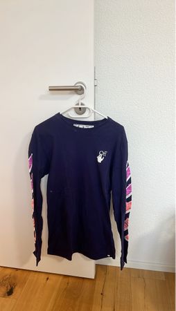 Stylisches Off-White Longsleeve, Grösse S