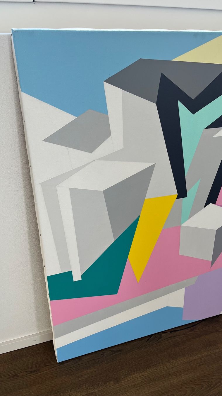 Dipinti: Original Gemälde von Willi Behrndt / grossformatig / Acryl – Usato da Zofingen venduto da Klavier777 2