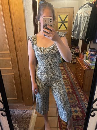 Damen Jumpsuit New Look geblümt guter Zustand
