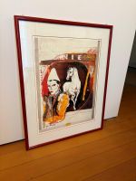 Bild R. Knie Zirkus Kunst Druck Rahmung 35x45