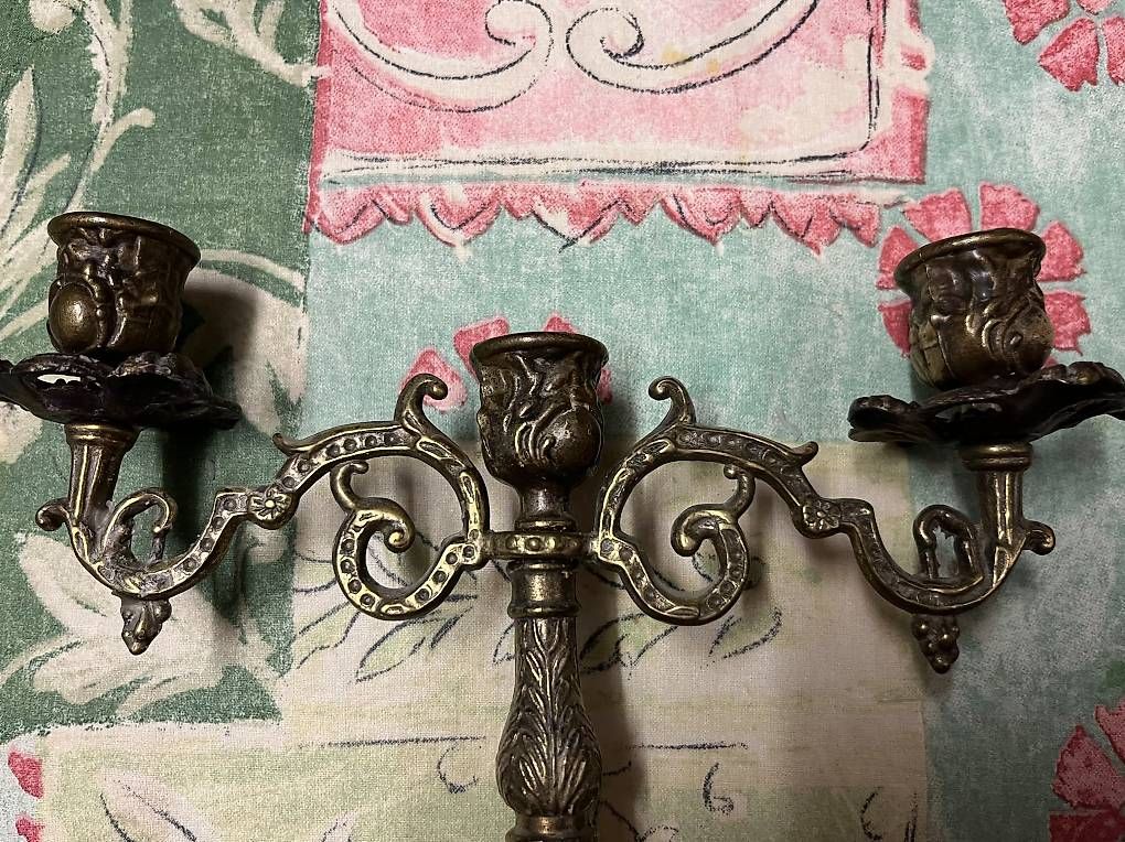 Portacandele: Kerzenständer Antik mit Engel – Usato da Oberglatt ZH venduto da sglattibrocki 3