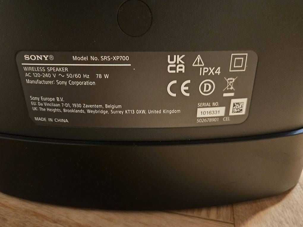 Sony Lautsprecher: Sony SRS-XP700 – Gebraucht aus Gorduno von ale_lwk6 3