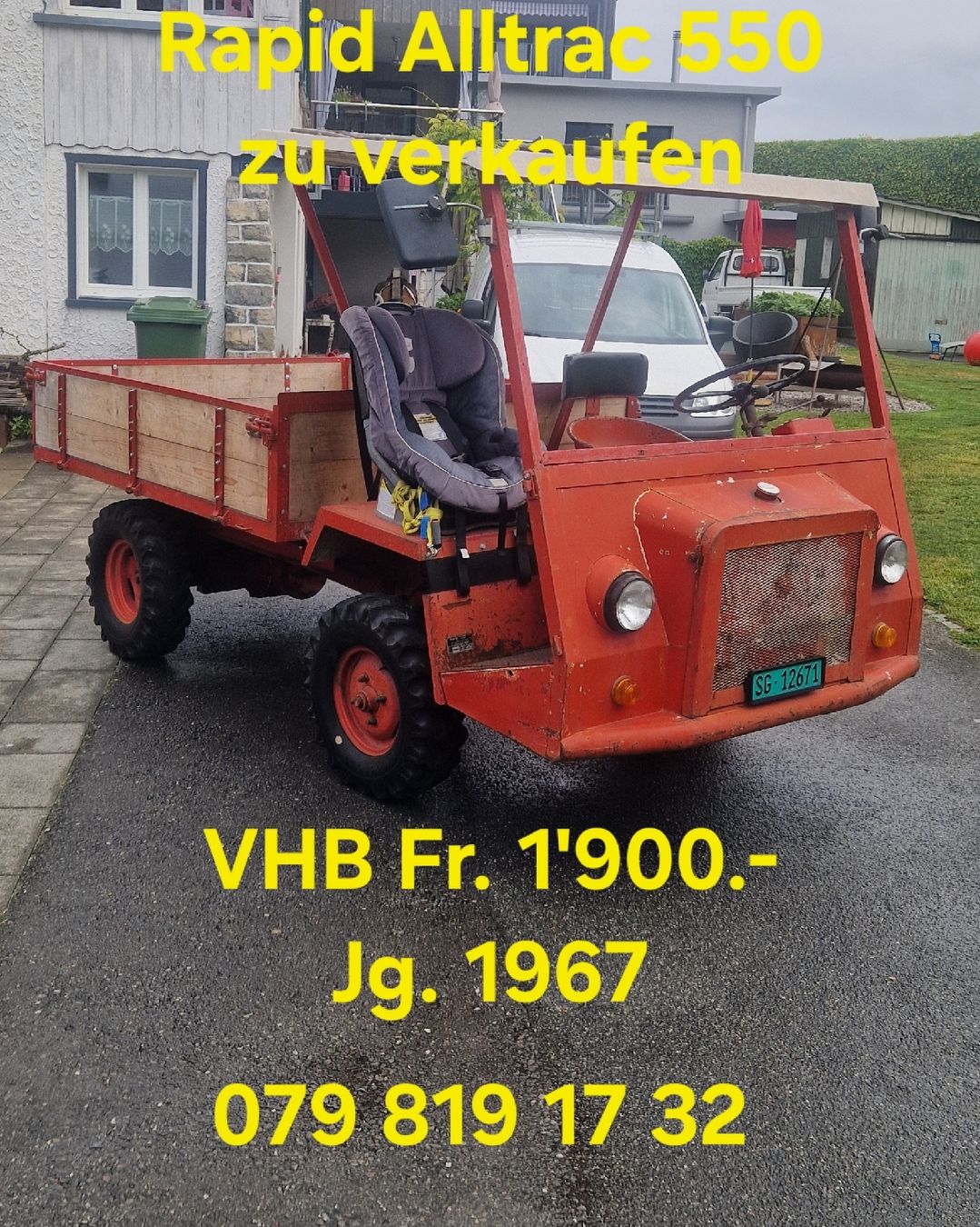 Rapid Trattori: Transporter Rapid Alltrac 550 – Usato da Rüthi (Rheintal) venduto da Pegasus81