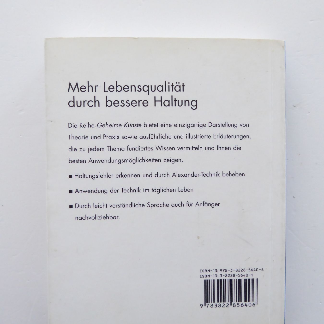 Livres: Geheime Künste - Alexander-Technik – D'occasion à Basel par Kunterbunt12 1