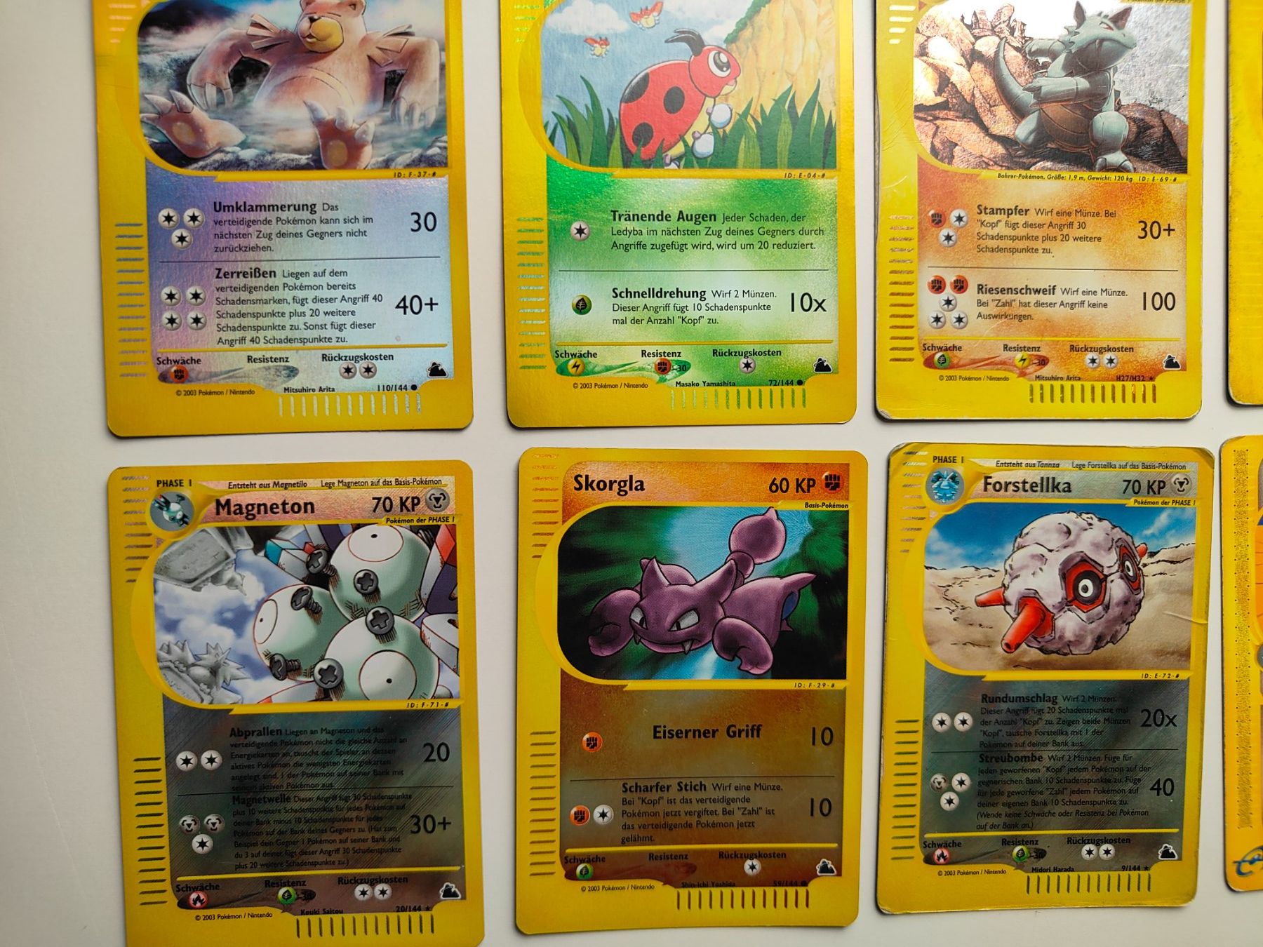 Pokémon Sammelbilder & Trading cards: Pokemon Skyridge Sammlung Lot Holo Reverse E-Series – Gebraucht aus Thalwil von FigurenFreunde 2