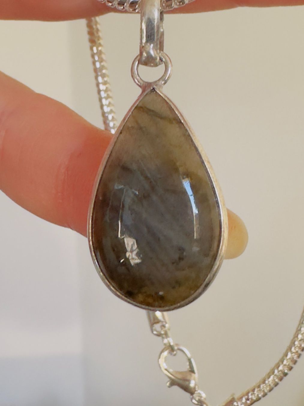 Catenine: Labradorite necklace – Nuovo e nell'imballaggio originale da Genève venduto da AGBERG 3