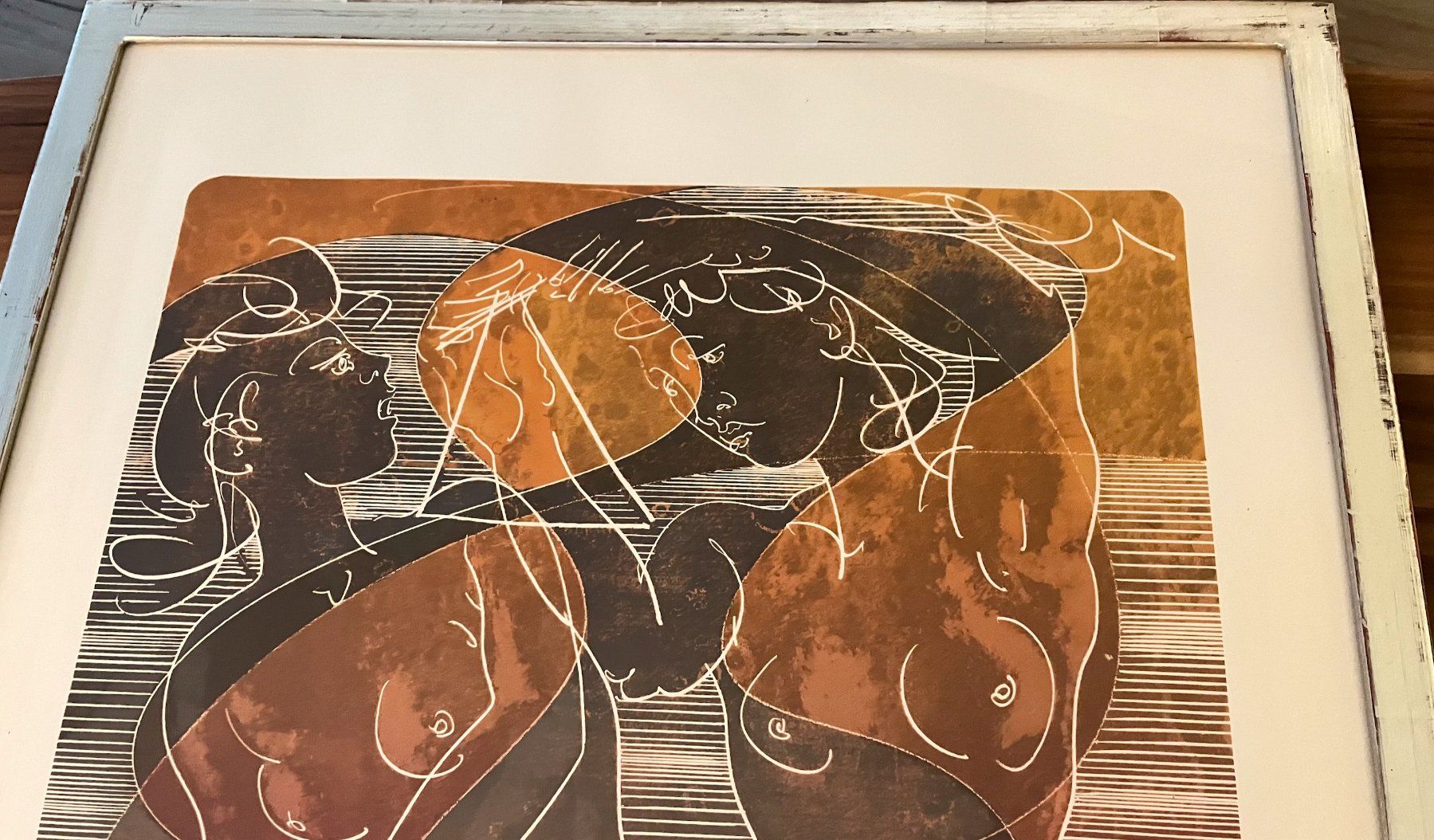 Grafiken & Lithographien: Hans Erni Original Litho "Bacchanale" 85/150 Handsigniert – Gebraucht aus Arch von ZEITFELS 3
