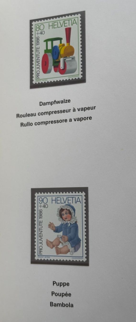 Tutti i francobolli: PRO JUVENTUTE BÜCHLEIN 1983-1986 – Usato da Ostermundigen venduto da Wyatt-Earp 5