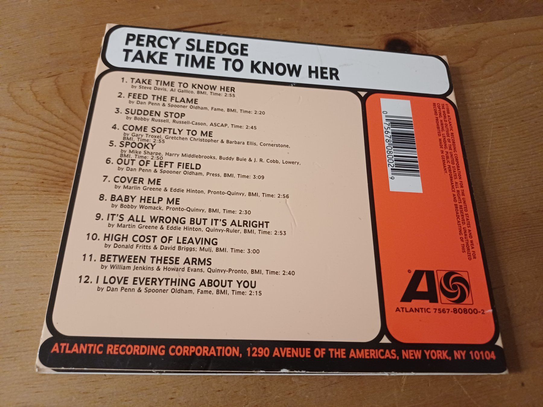 CDs: Percy Sledge: Tale Time To Know Her – D'occasion à Jona par Rreto71 3