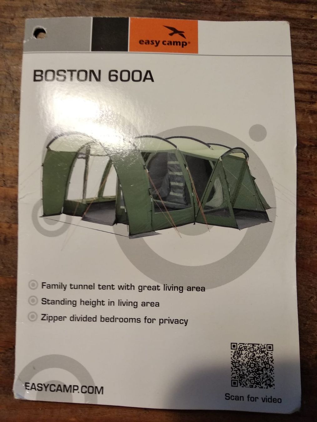Zelte: Zelt Boston 600A – Gebraucht aus Züberwangen von  1
