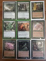 MTG Karten Grün Lot Vintage Wurm Troll Sammlung