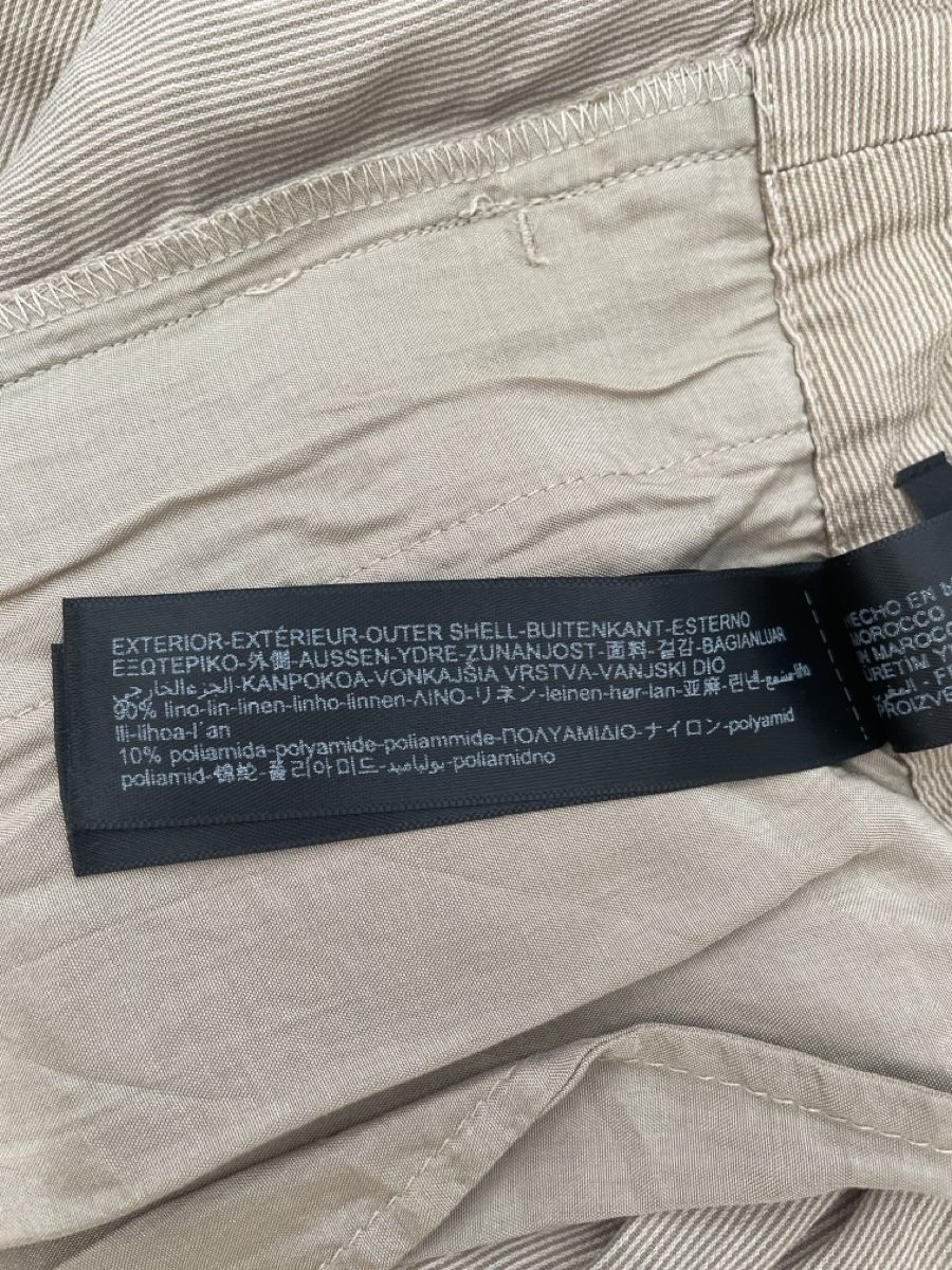 Massimo Dutti Pantalons: Leinen Massimo Dutti Hose beige gestreift – Neuf (Voir description) à Zürich par M500ZH 3